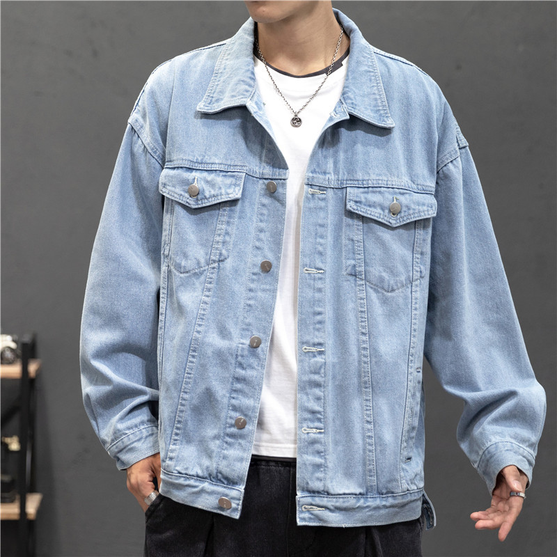 Bomber Jacket Men - Nova jaqueta jeans dos homens do