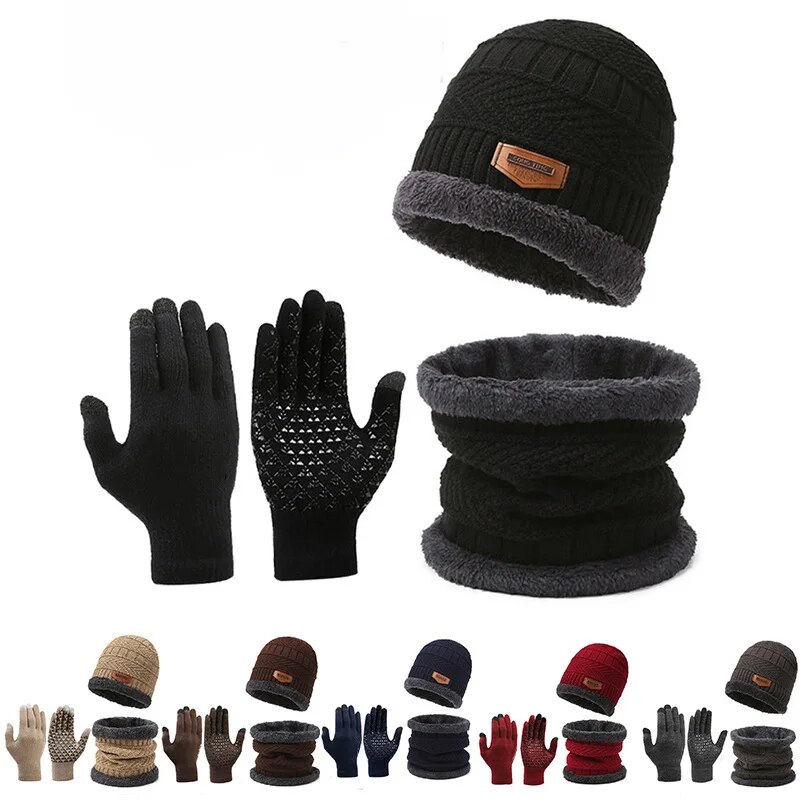 Men'S Fashion Website - Chapéu de malha de cashmere windproof