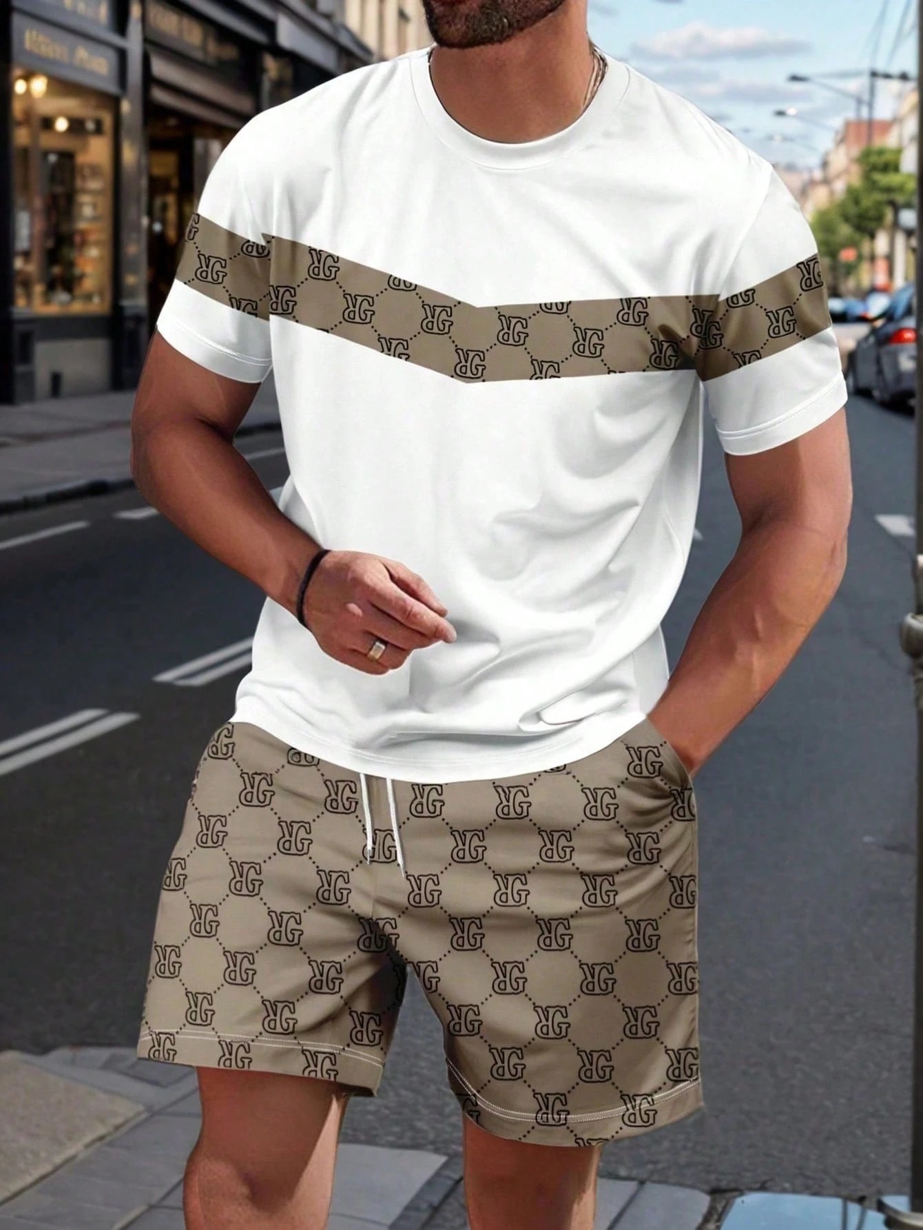 Mens Fashion Workwear - Conjunto Masculino de Verão 2026 com