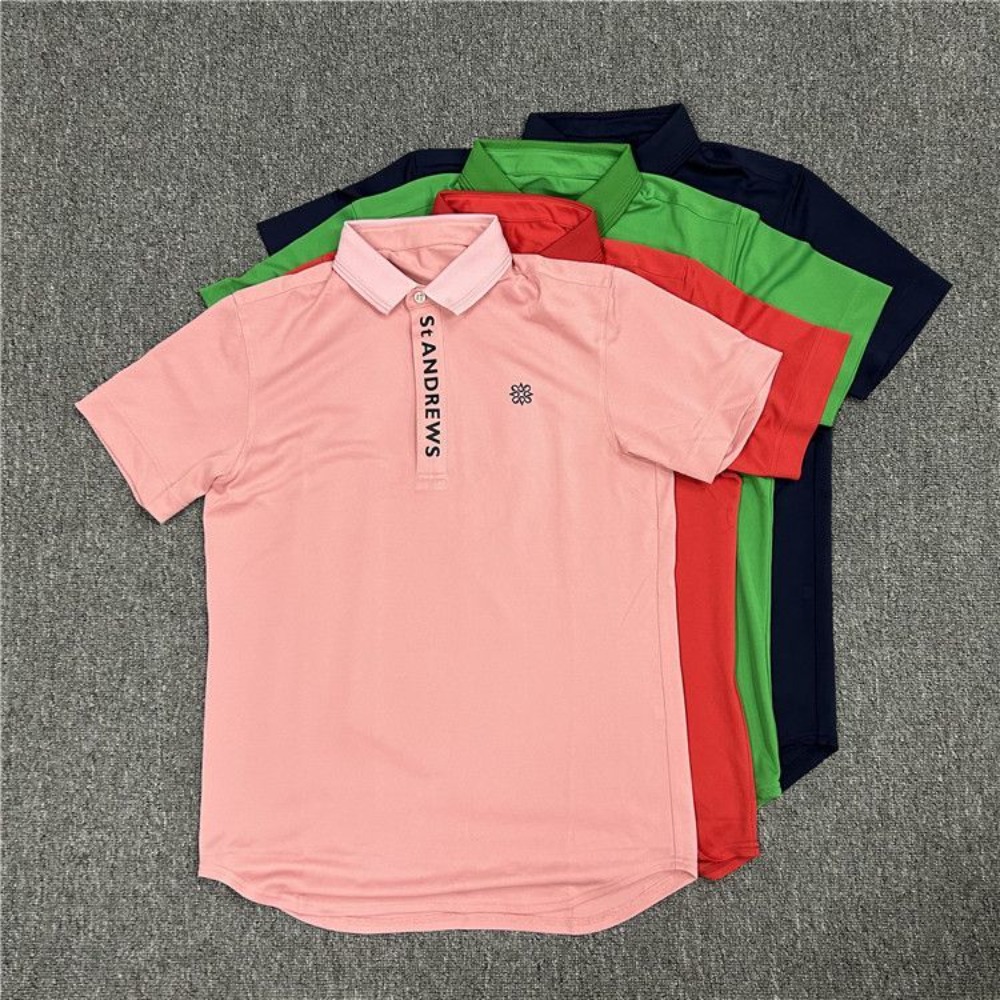 Men'S Fashion Golf Clothing - Nova Camisa Polo de Verão para