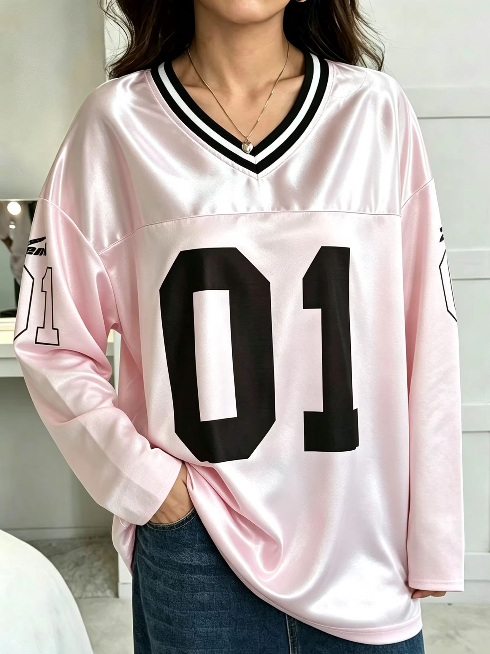 Mens Fashion Streetwear - Camiseta Unissex Vintage de Manga Longa