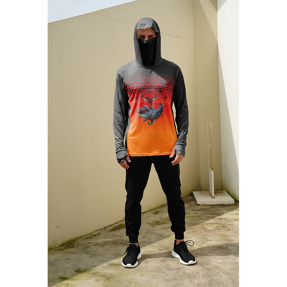 Men'S Fashion Hoodies - Camisas de Pesca Masculinas com Proteção