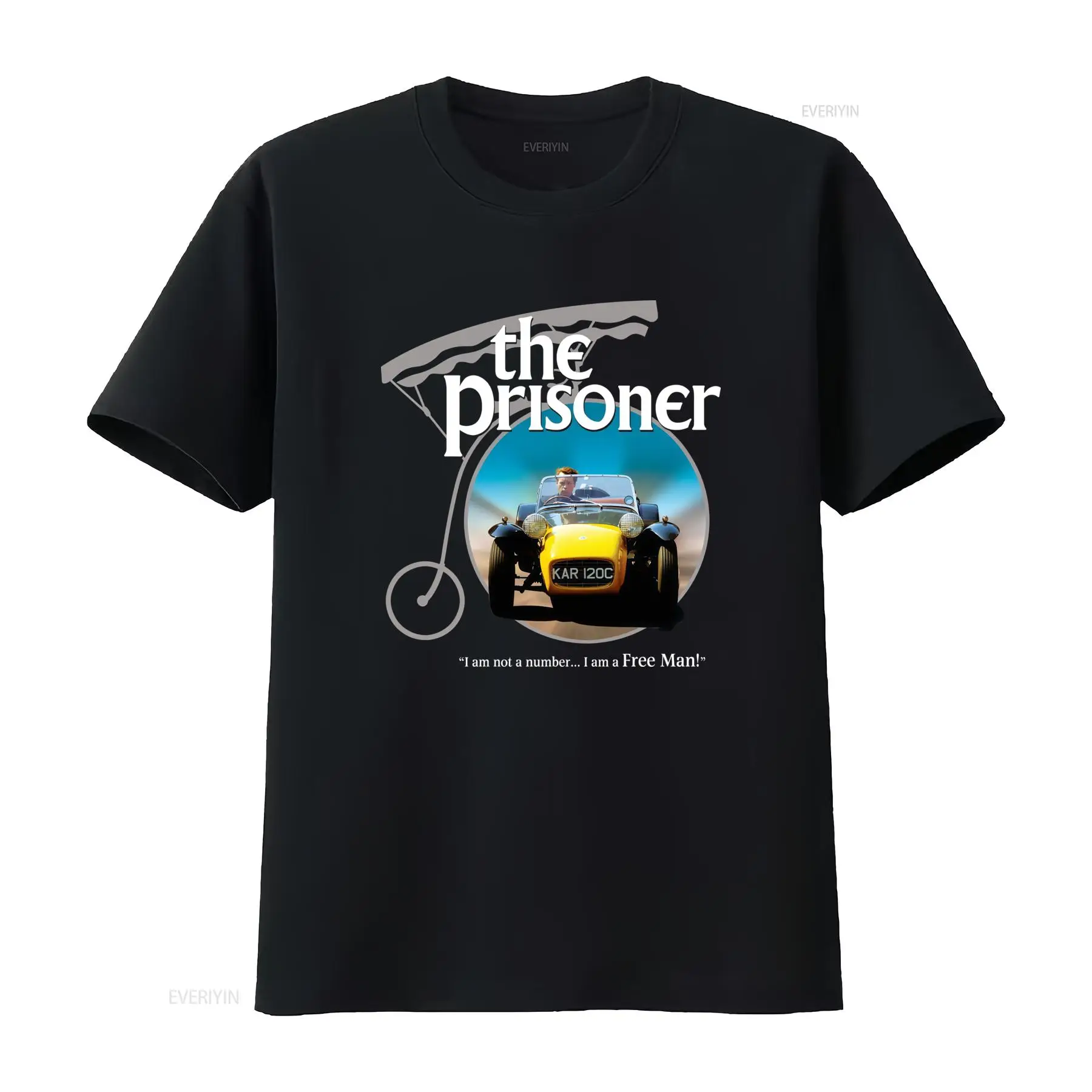 Men'S Fashion 1960S - Camiseta Masculina The Prisoner Série de