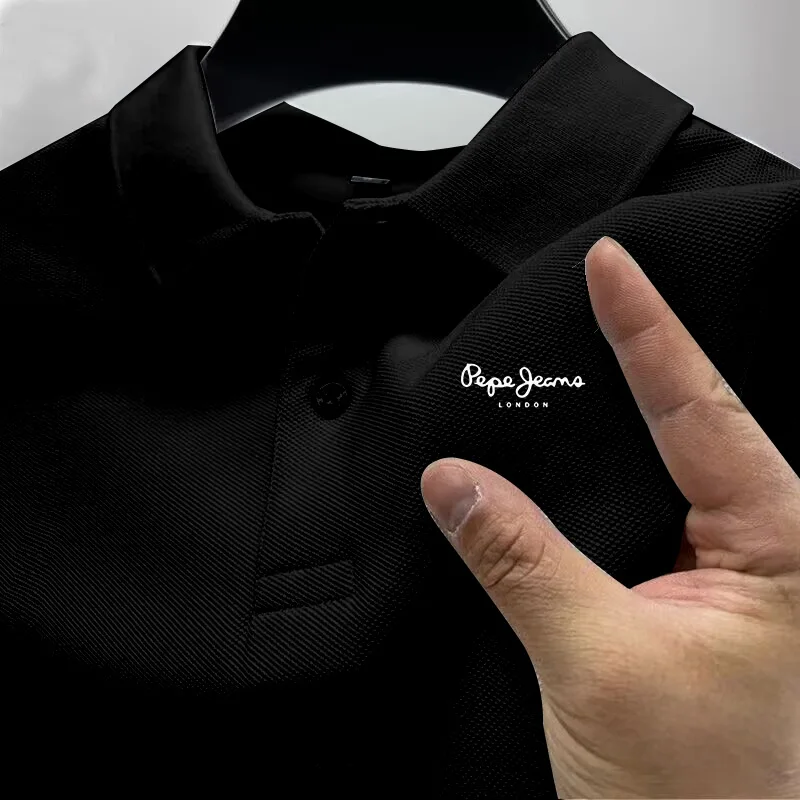 Men'S Fashion Golf Clothing - Camisa Polo Masculina de Manga Curta