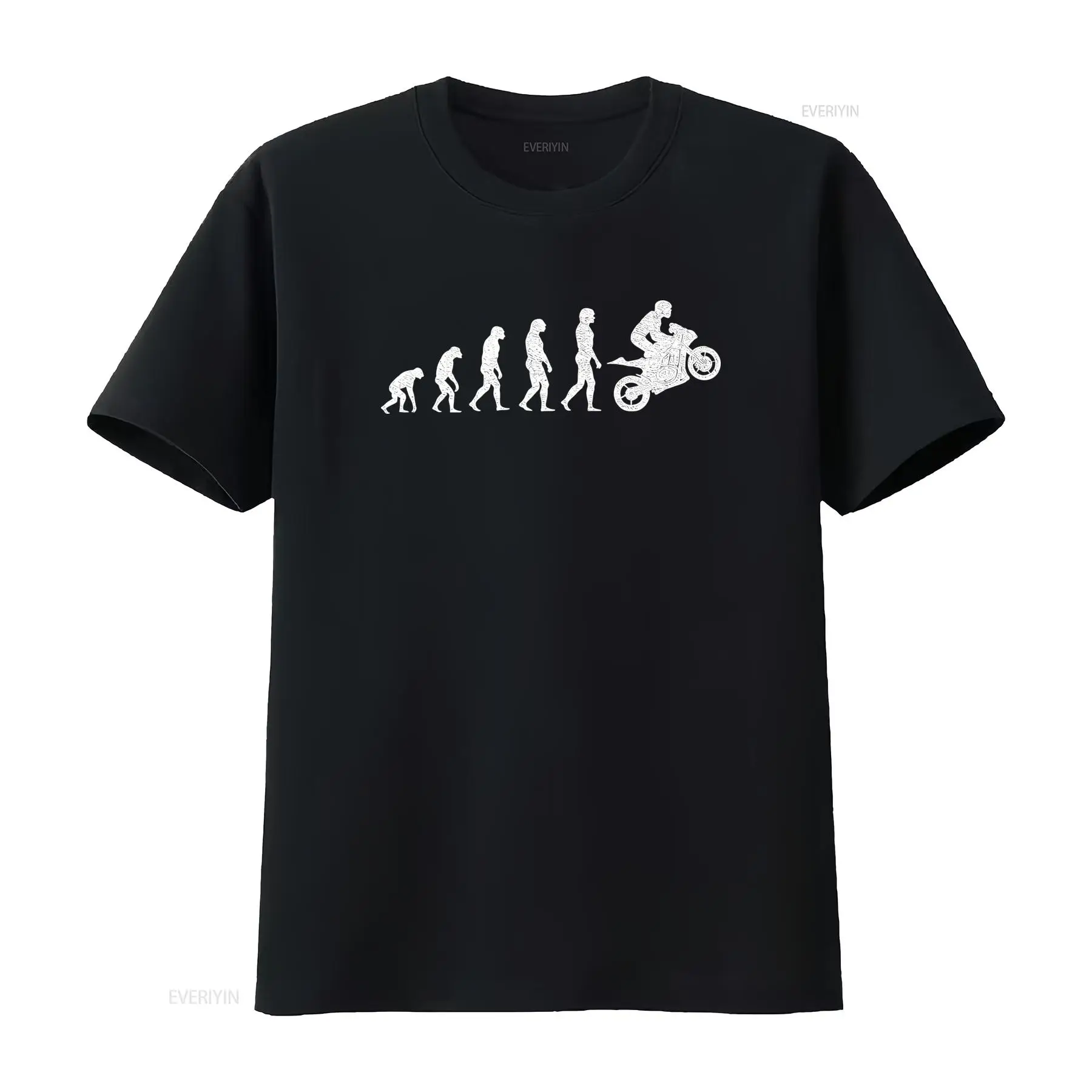 Men'S Fashion Evolution - Camiseta vintage com estampa gráfica de