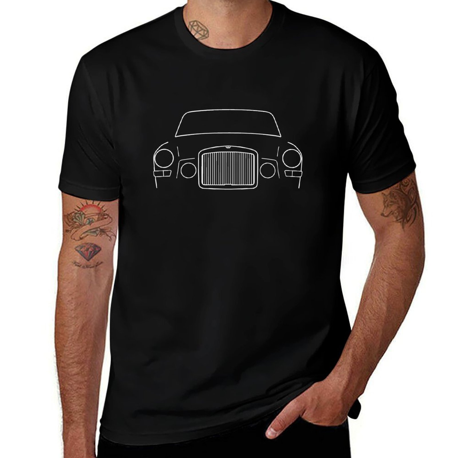 Men'S Fashion 1960S - Camiseta Vanden Plas Princess clássica dos
