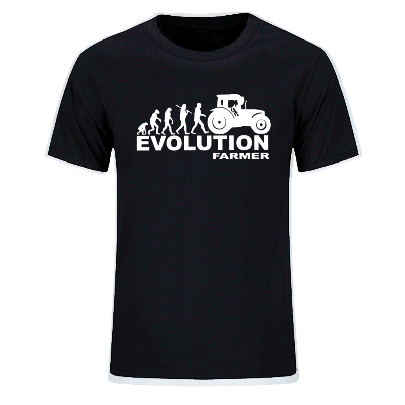 Men'S Fashion Evolution - Camiseta estampa trator, camiseta para homens,
