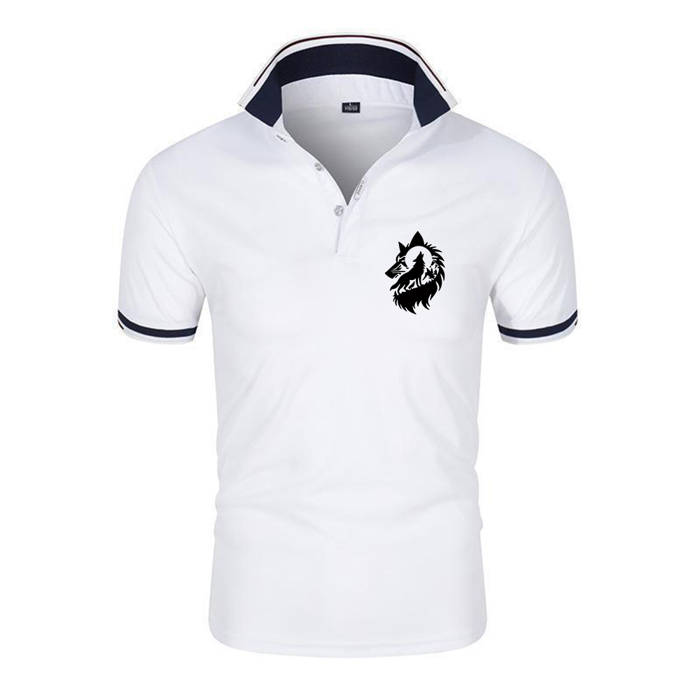 Men'S Fashion Golf Clothing - Camiseta Masculina Slim de Manga Curta