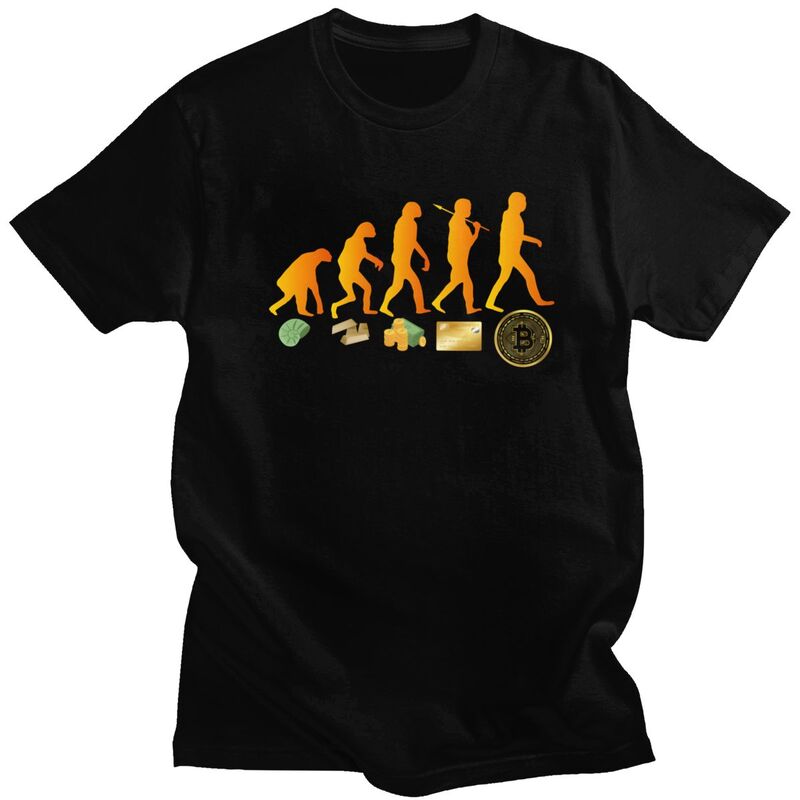 Men'S Fashion Evolution - Evolução do dinheiro t camisa para