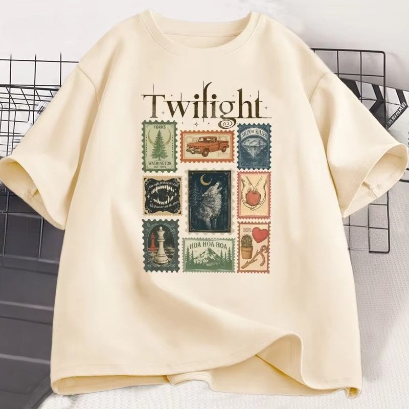 Men'S Fashion Aesthetics - Camiseta Vintage Twilight Forks para Amantes