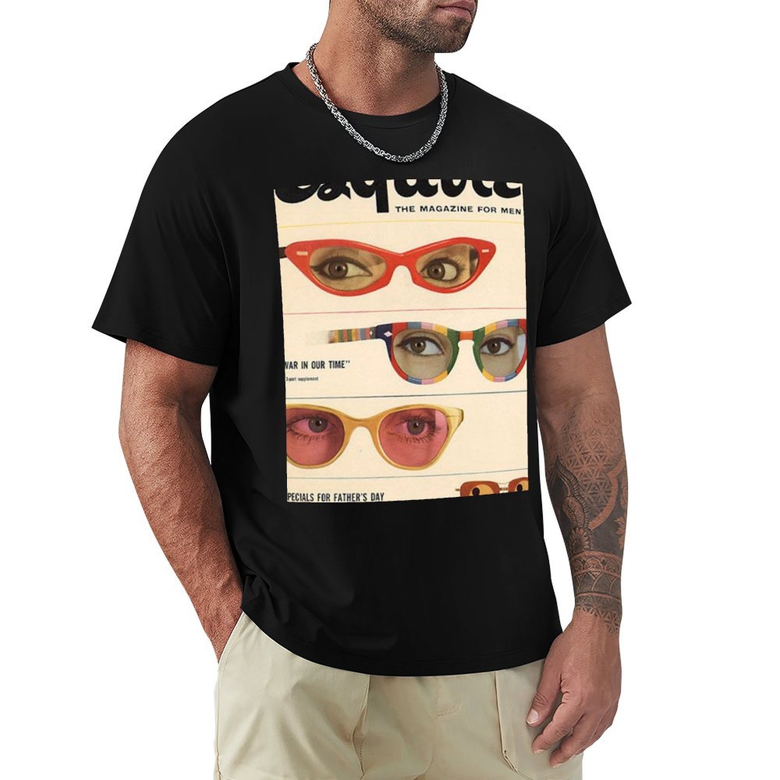 Men'S Fashion 1960S - Óculos de sol da revista Esquire