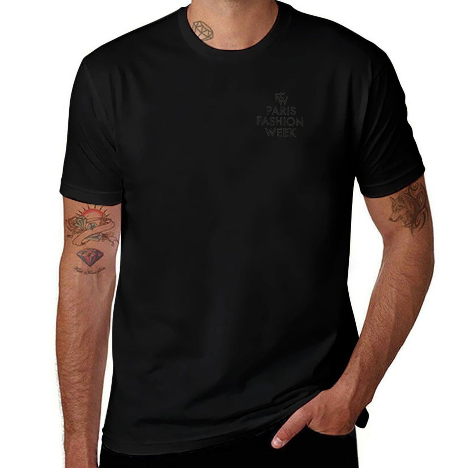 Men'S Paris Fashion Week - Camiseta da Semana de Moda de