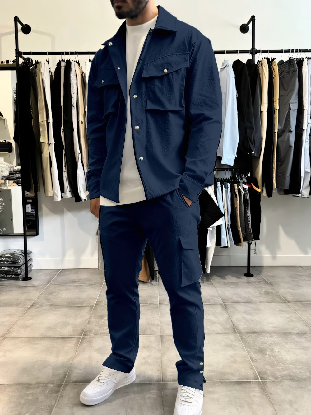 Mens Fashion Workwear - Conjunto Masculino de Moda: Jaqueta e