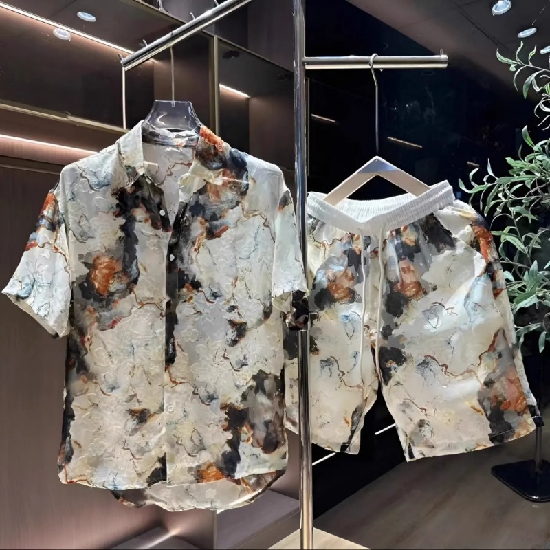 Mens Fashion Workwear - Conjunto casual moderno de duas peças
