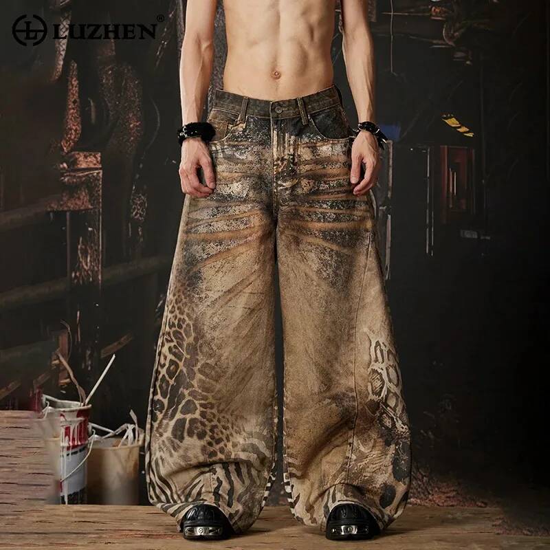 Men'S Fashion For 70 Year Old - LUZHEN 2026 Nova Calça Jeans Masculina
