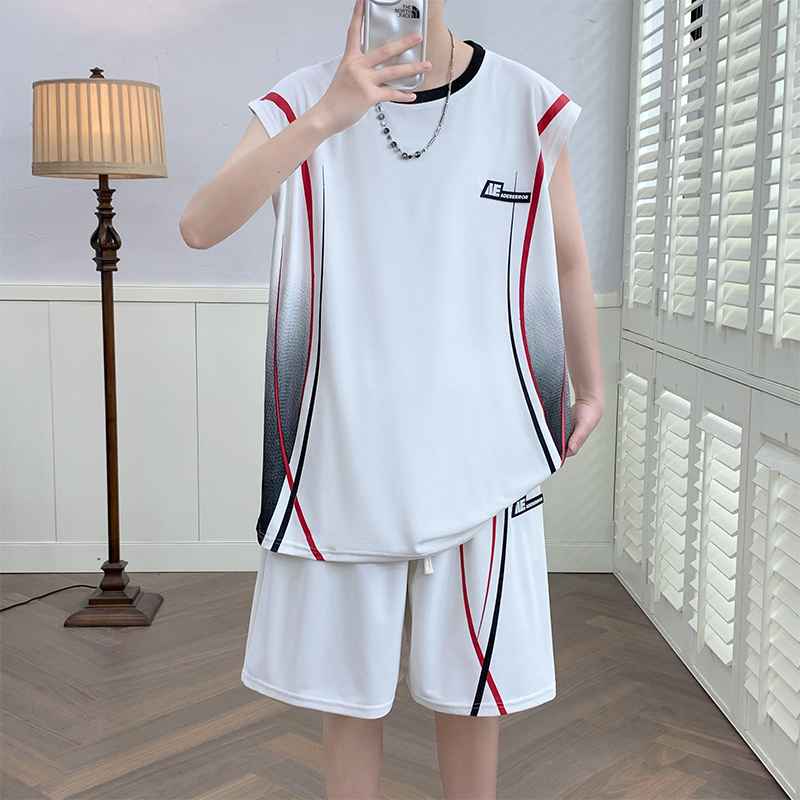 Mens Fashion Streetwear - Conjunto de Roupas Casuais Masculinas em