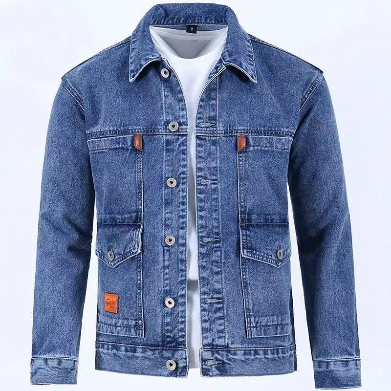 2023 primavera e outono nova t - Mens Fashion Denim Jacket avaliação e preço