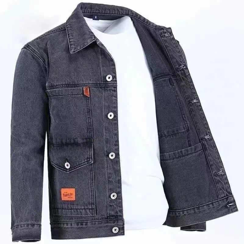 2023 primavera e outono nova t - Mens Fashion Denim Jacket avaliação e preço