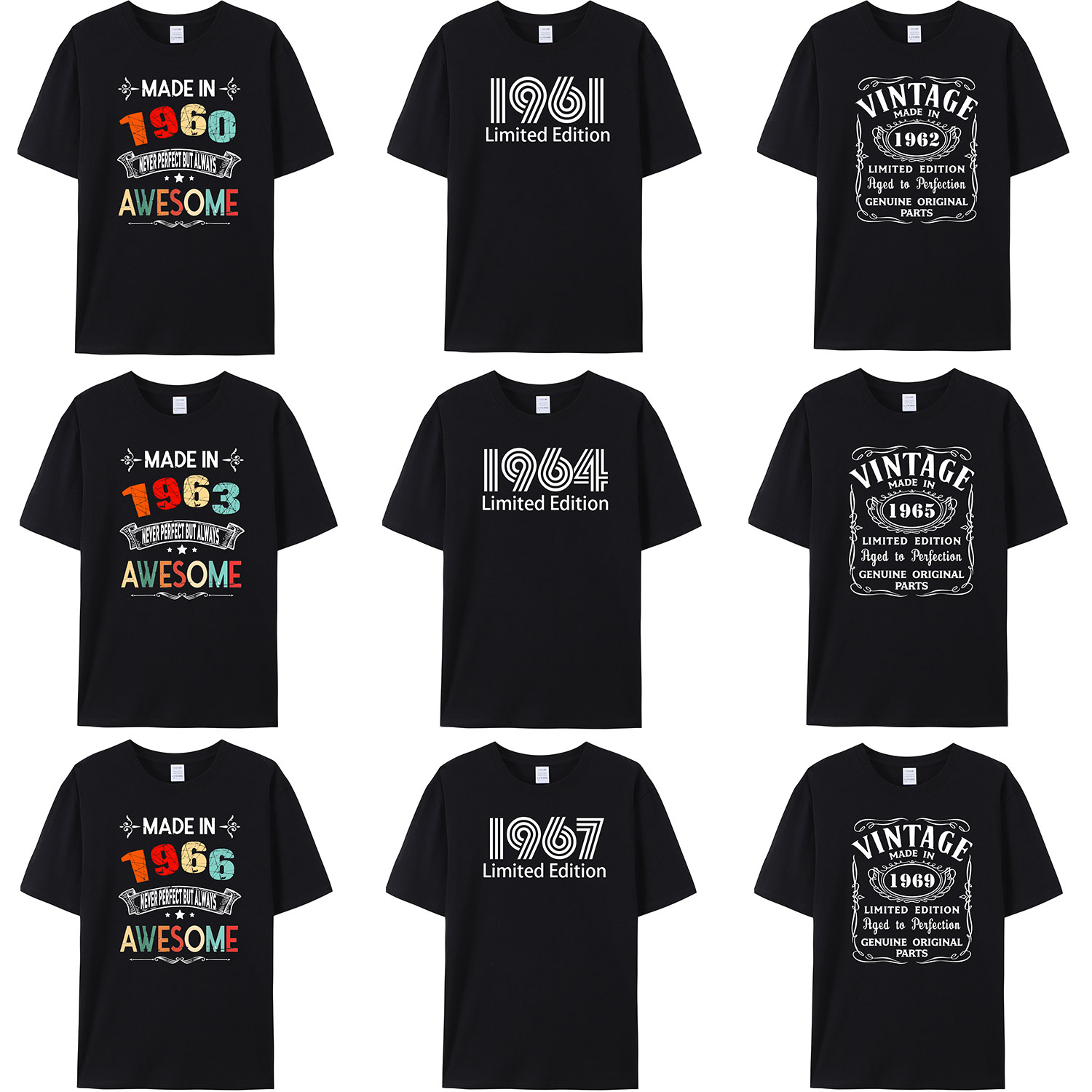 Camiseta feita em 1960/1961/19 - Men'S Fashion 1960S avaliação e preço