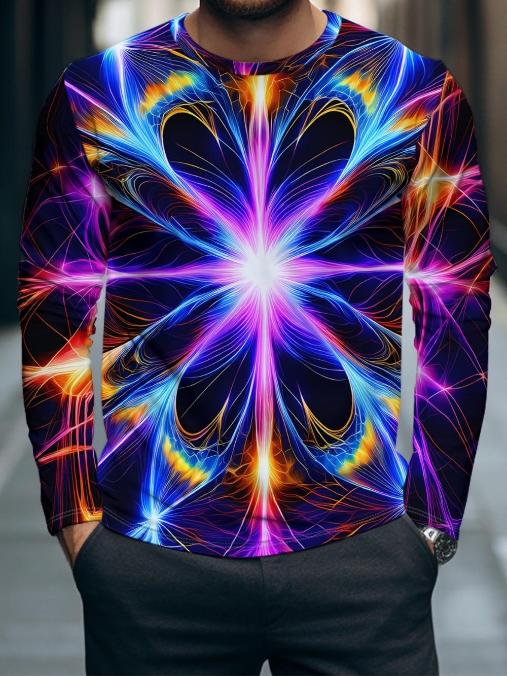 Camiseta Masculina com Efeito  - Mens Fashion Streetwear avaliação e preço