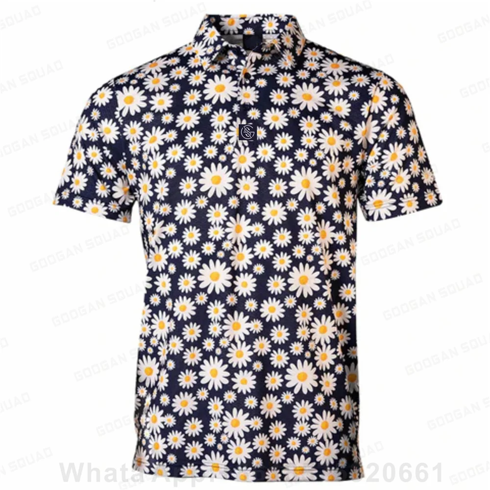 Camiseta Polo Masculina de Man - Men'S Fashion Golf Clothing avaliação e preço