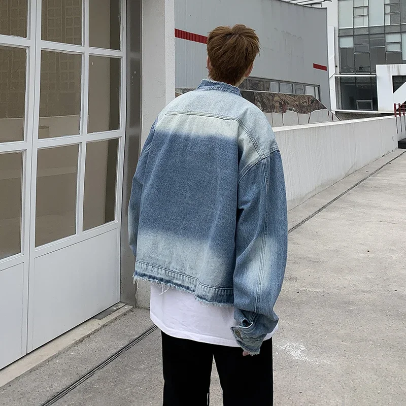 Jaqueta Jeans Masculina Americ - Mens Fashion Denim Jacket avaliação e preço