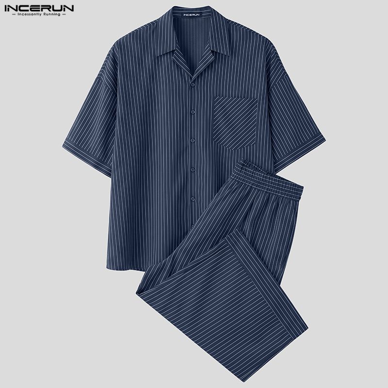 Conjuntos Masculinos INCERUN c - Mens Fashion Streetwear avaliação e preço