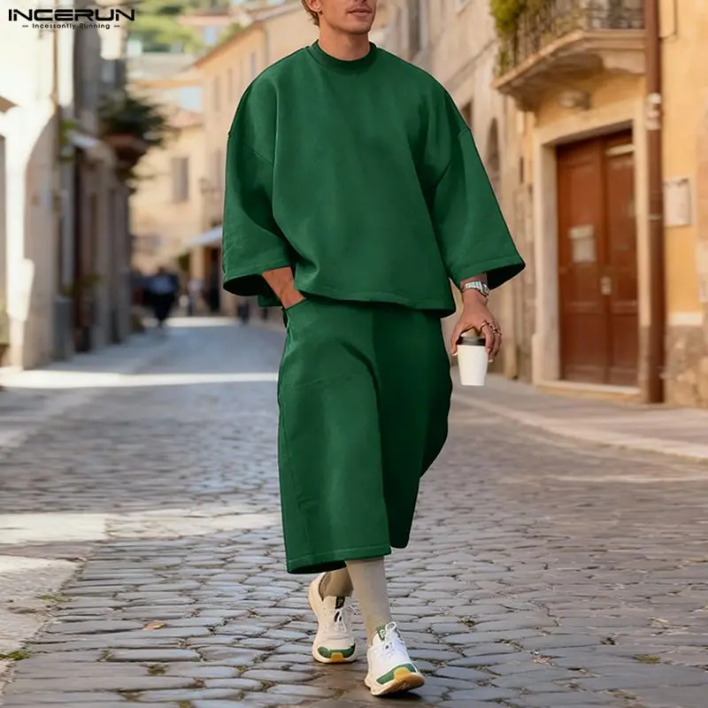 Conjuntos Masculinos INCERUN e - Mens Fashion Workwear avaliação e preço