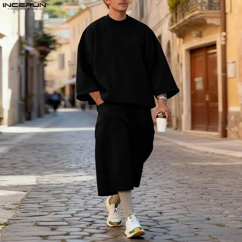 Conjuntos Masculinos INCERUN e - Mens Fashion Workwear avaliação e preço