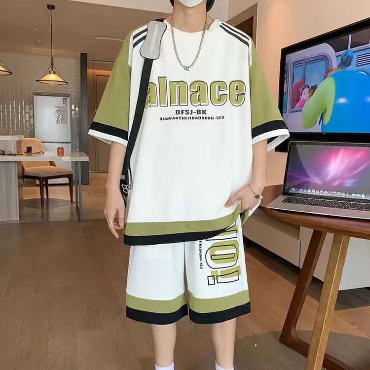 Conjunto de Roupas Casuais Mas - Mens Fashion Streetwear avaliação e preço