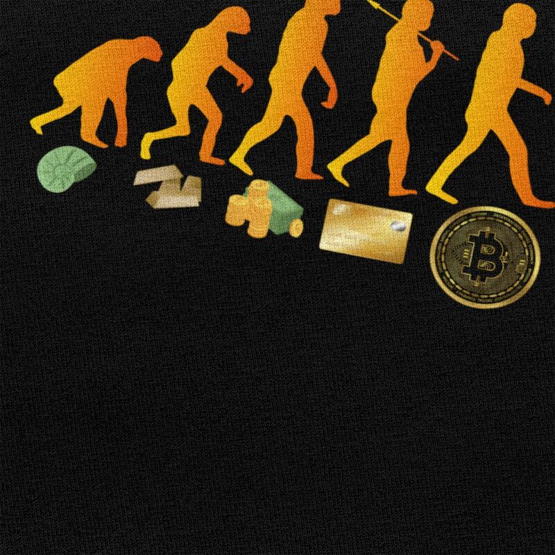 Evolução do dinheiro t camisa  - Men'S Fashion Evolution avaliação e preço