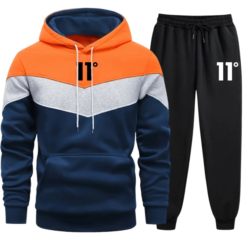 Novo Conjunto de Moletom Mascu - Men'S Fashion Hoodies avaliação e preço
