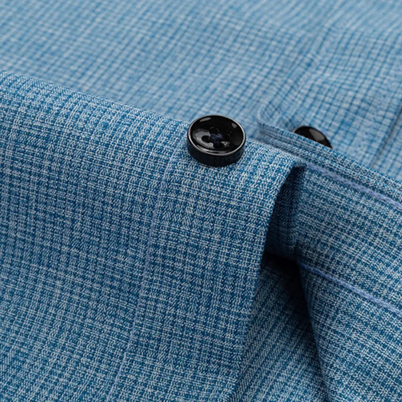 Camisa masculina de manga comp - Dress Shirt Non-Iron avaliação e preço
