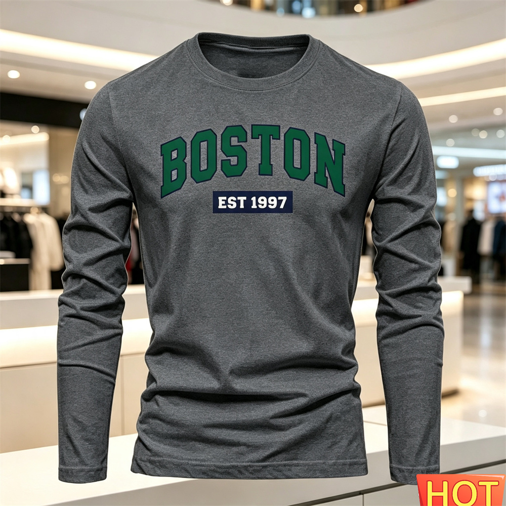 Camiseta masculina de manga co - Mens Fashion Top avaliação e preço