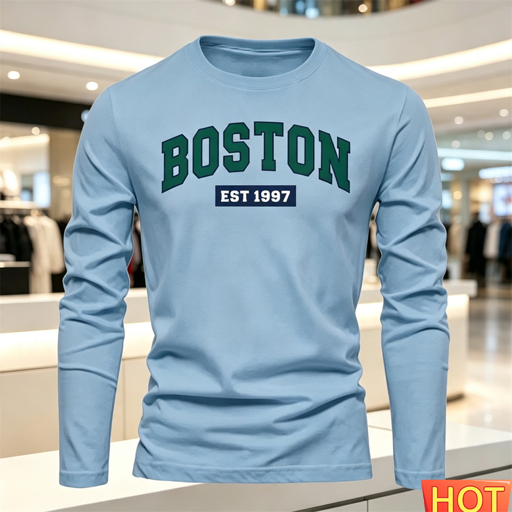 Camiseta masculina de manga co - Mens Fashion Top avaliação e preço