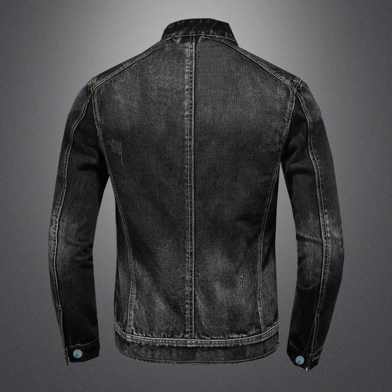 Jaqueta jeans de colarinho Vin - Bomber Jacket Men avaliação e preço