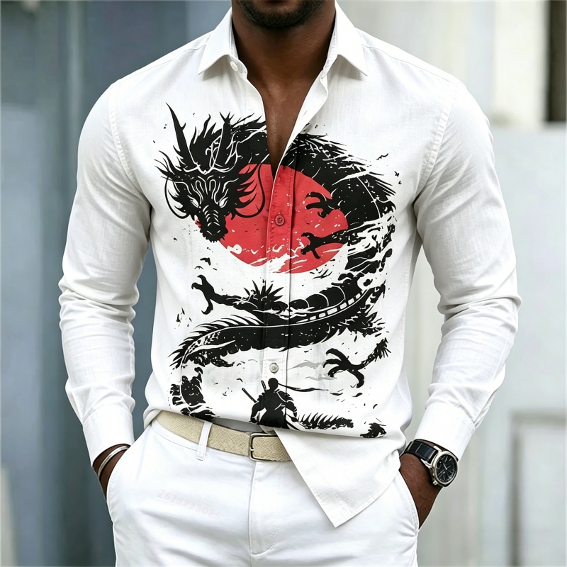 Camisa Masculina Nova 2026 Bra - Mens Fashion Streetwear avaliação e preço