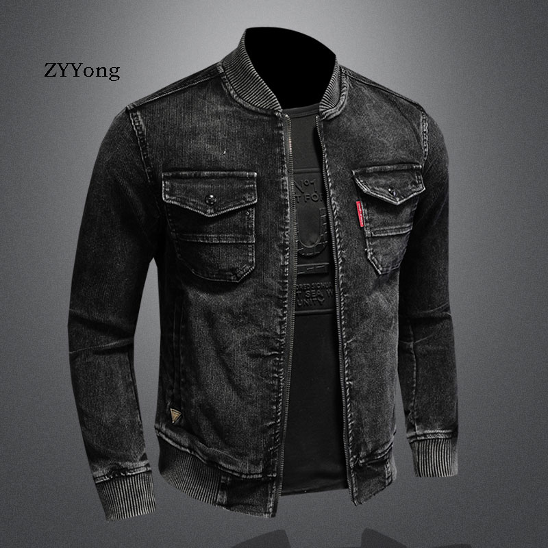 Jaqueta preta de veludo mascul - Bomber Jacket Men avaliação e preço