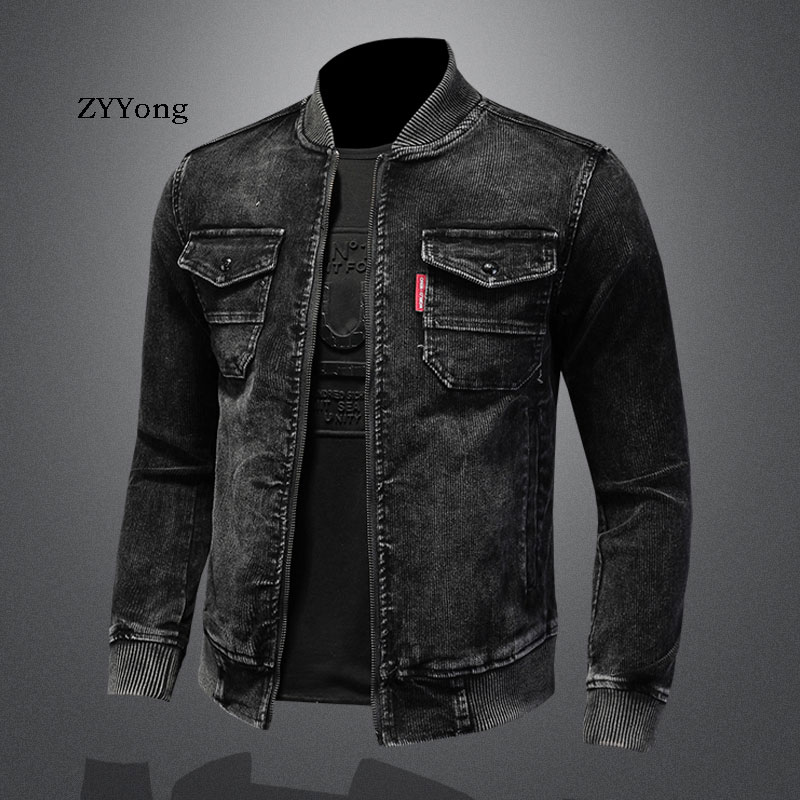 Jaqueta preta de veludo mascul - Bomber Jacket Men avaliação e preço