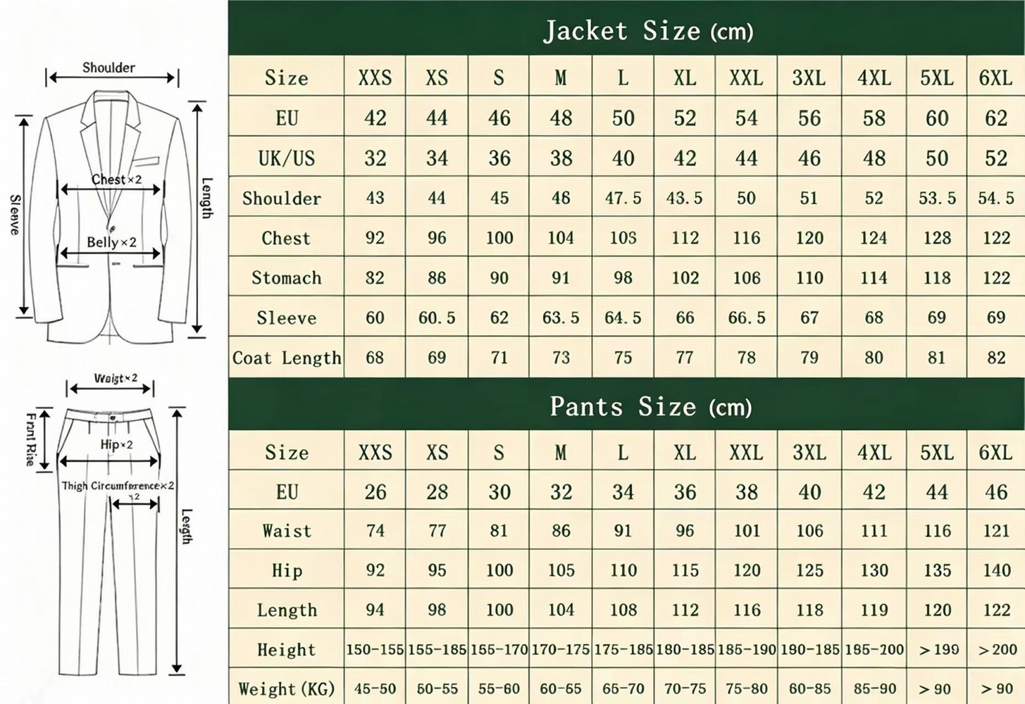 Fato formal masculino em verde - Men'S Fashion Formal avaliação e preço
