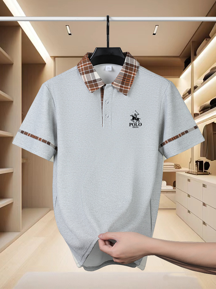Camisa Polo Masculina com Esta - Men'S Fashion Golf Clothing avaliação e preço