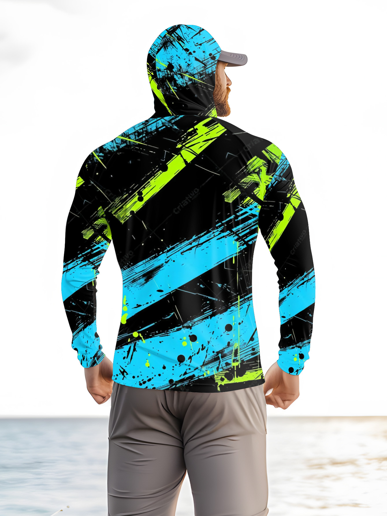 Camiseta de Pesca Masculina de - Men'S Fashion Hoodies avaliação e preço