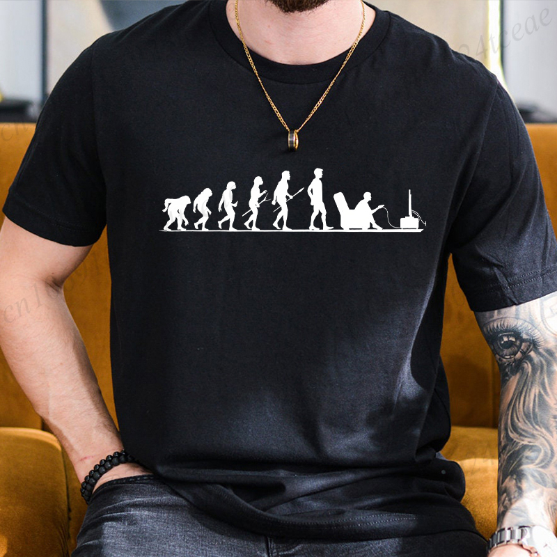 Camiseta masculina de verão ev - Men'S Fashion Evolution avaliação e preço