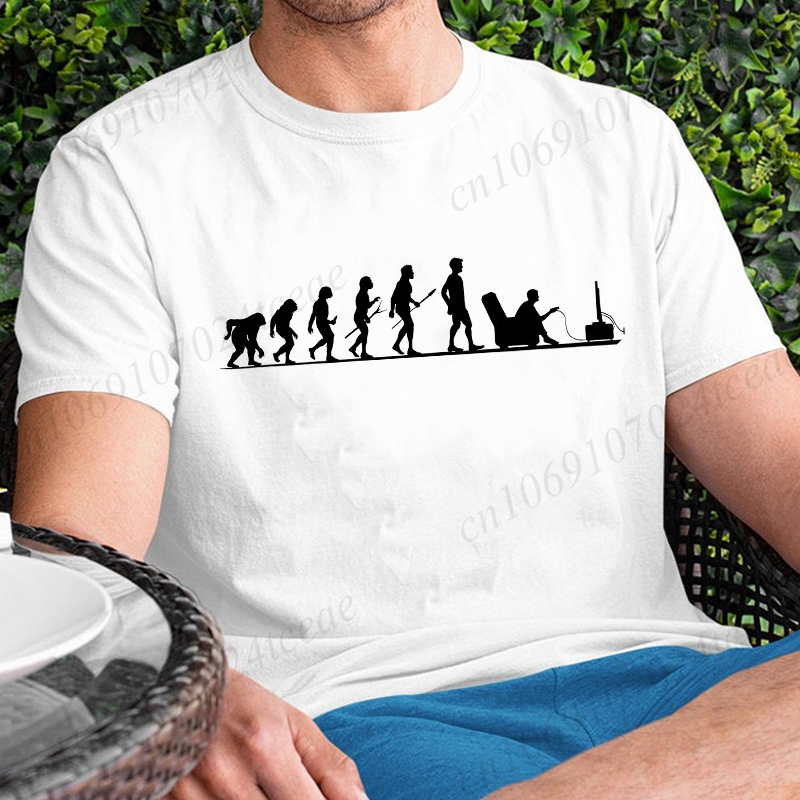 Camiseta masculina de verão ev - Men'S Fashion Evolution avaliação e preço