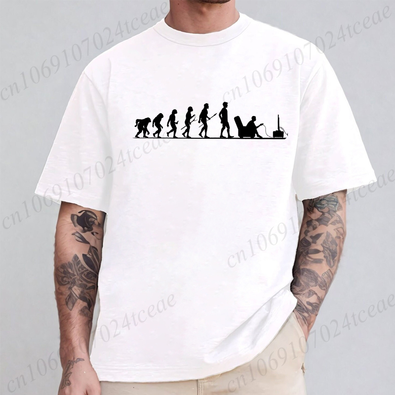 Camiseta masculina de verão ev - Men'S Fashion Evolution avaliação e preço
