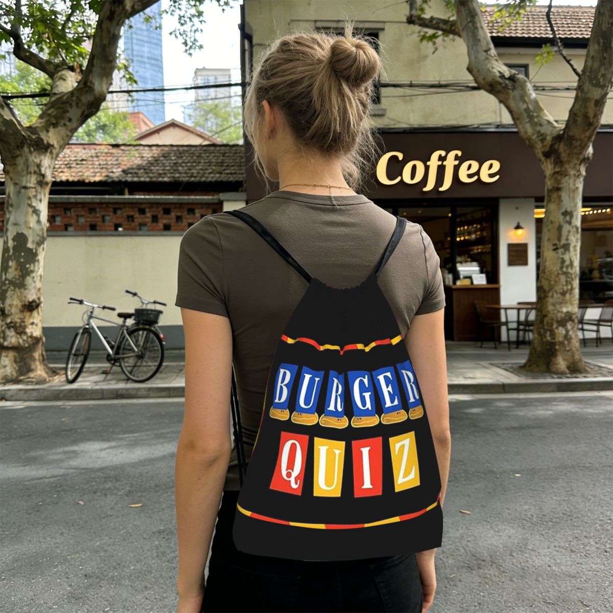 Burger Quiz Novas Mochilas com - Men'S Fashion Quiz avaliação e preço