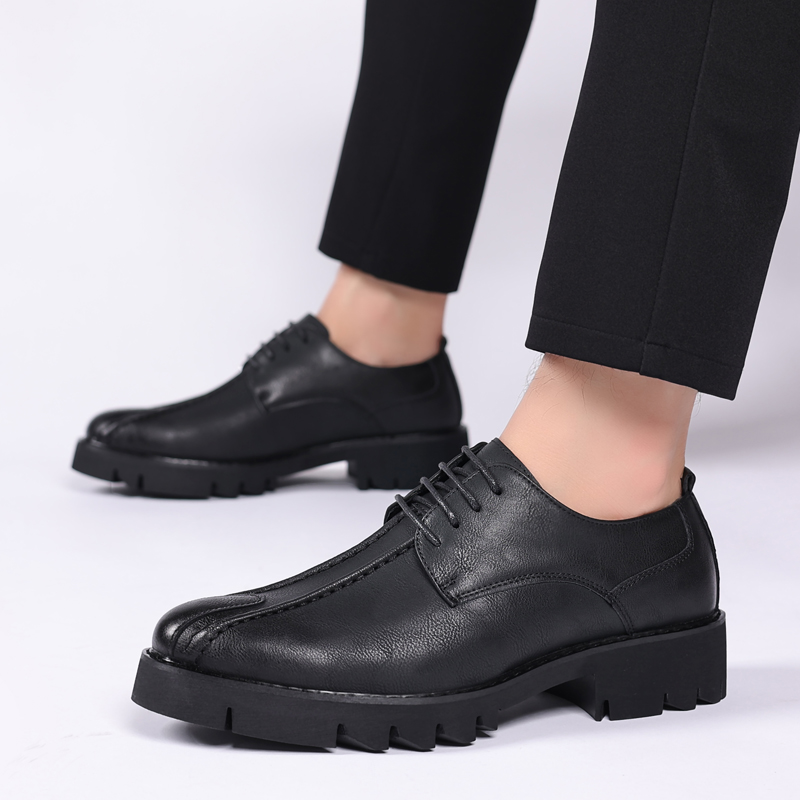 Sapatos masculinos de couro co - Men'S Fashion Formal avaliação e preço