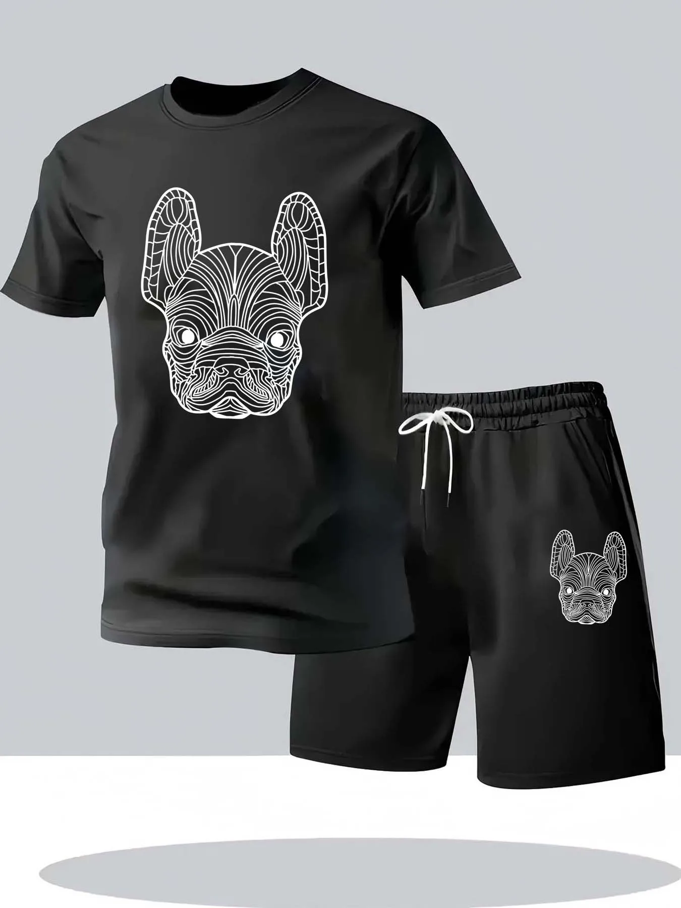 Conjunto de camiseta e shorts  - Mens Fashion Workwear avaliação e preço