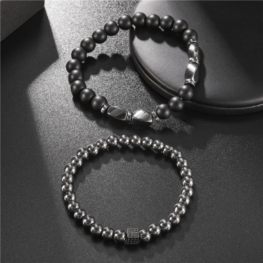 Conjunto de pulseira premium m - Mens Fashion Combination avaliação e preço