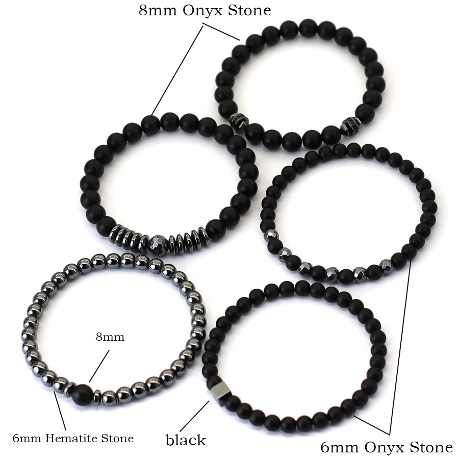 Conjunto de pulseira premium m - Mens Fashion Combination avaliação e preço